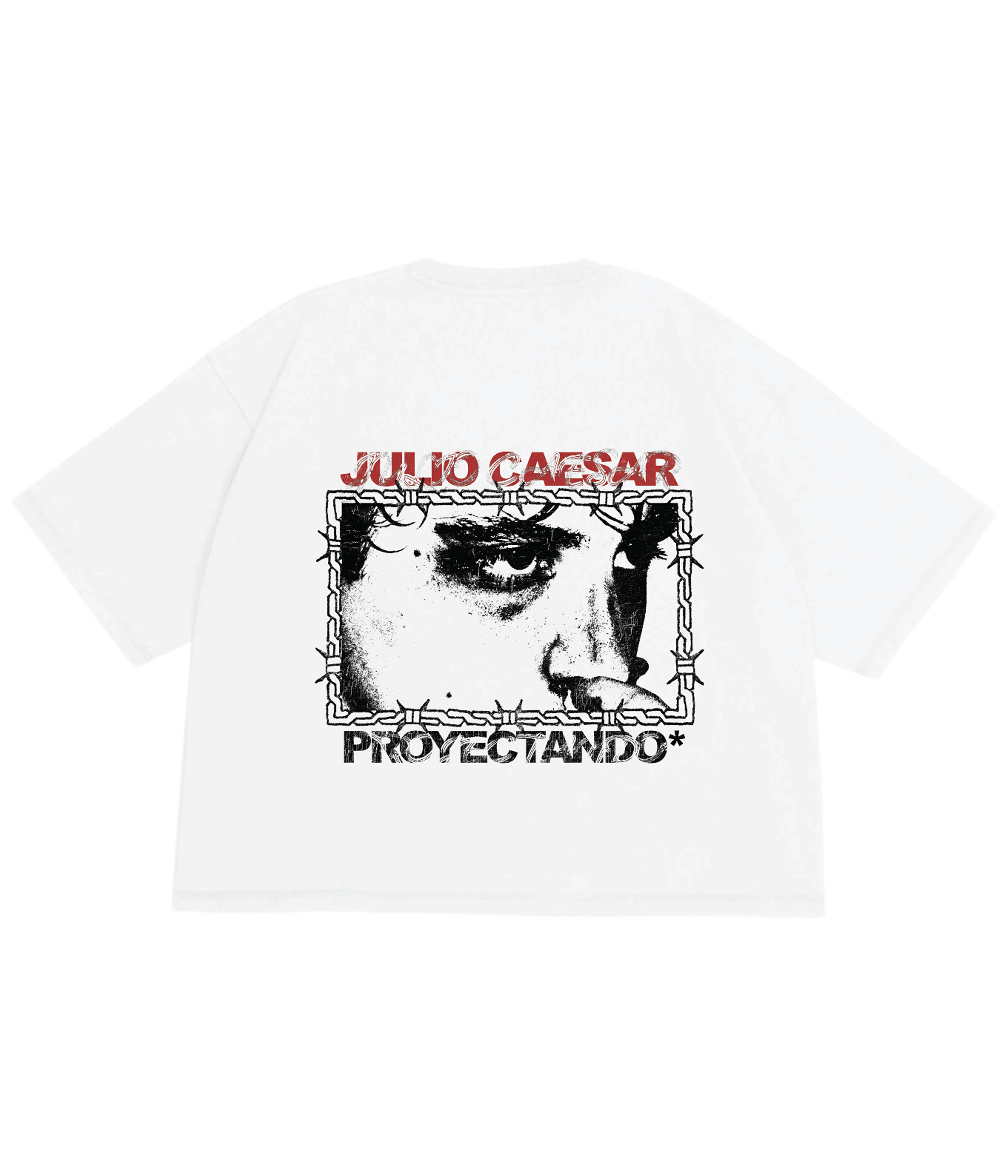 White Proyectando* Tee