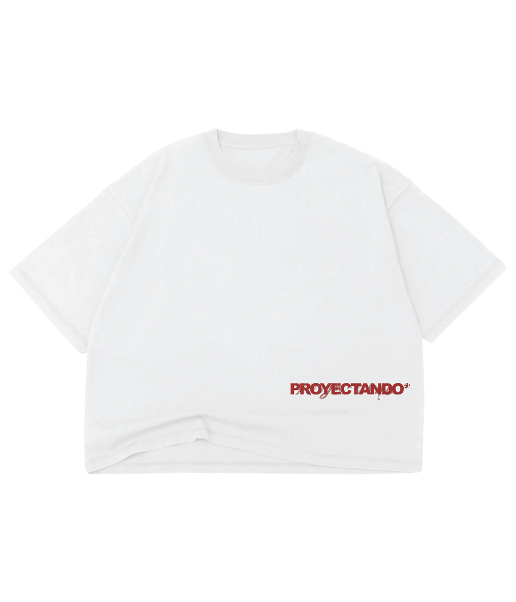 White Proyectando* Tee