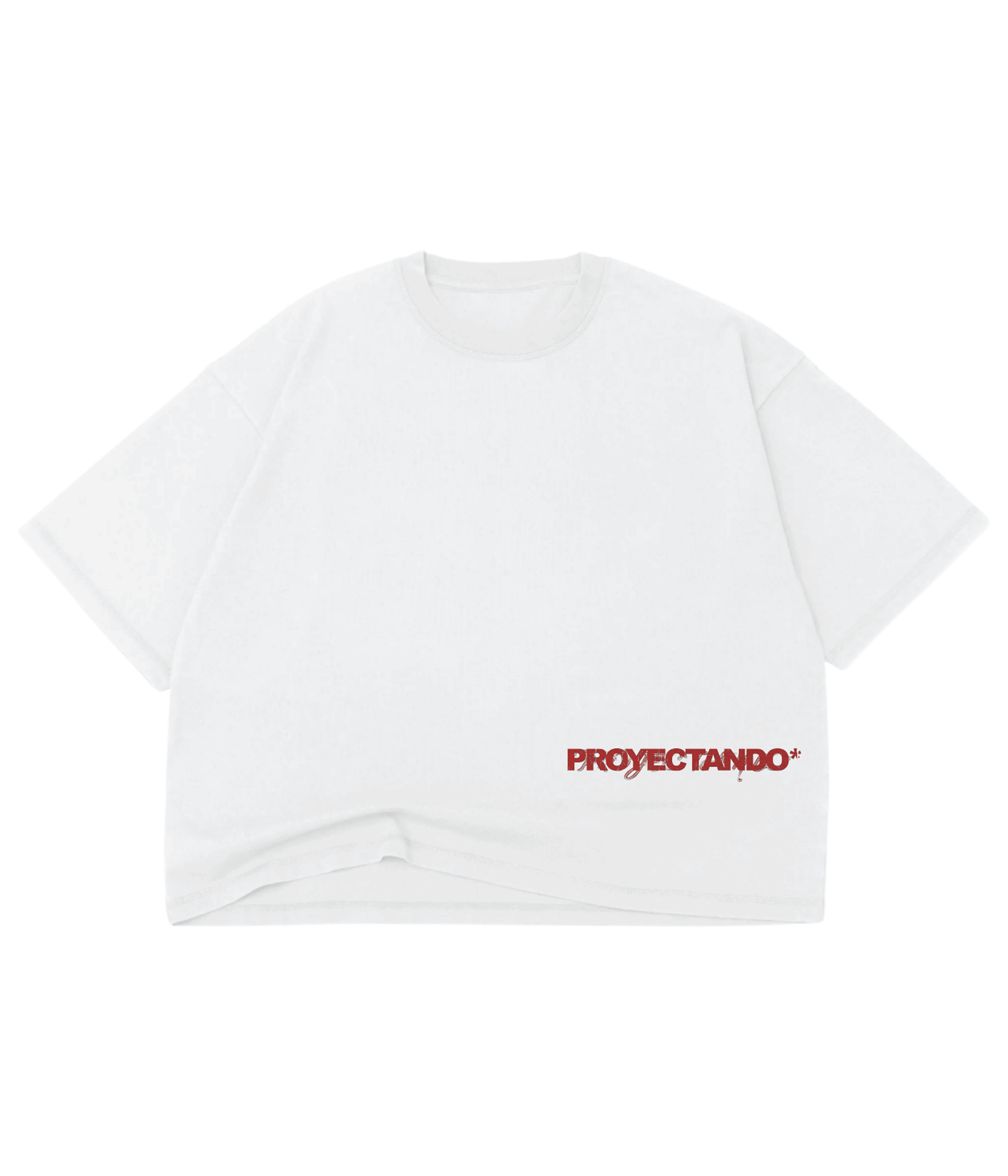 White Proyectando* Tee